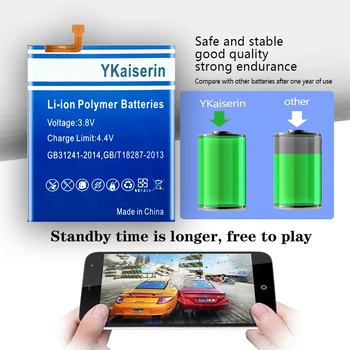 YKaiserin SAMSUNG EB-BA515ABY 4800mAh Yedek Pil İçin Samsung Galaxy A51 SM-A515 SM-A515F / DSM Piller + Araçları