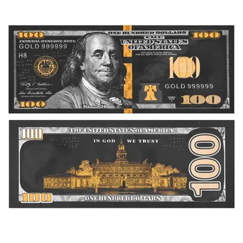 2011 Yıl 100 $ABD Şerit Banknotlar Dolar Para Dünya Banknot PVC Çerçeve