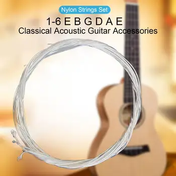 6 Adet 1 Takım Gitar Dizeleri Hafif Mükemmel elektrikli alet pil paketi Gitar Dizeleri Akustik Seti Müzik Aksesuarları Hediye için
