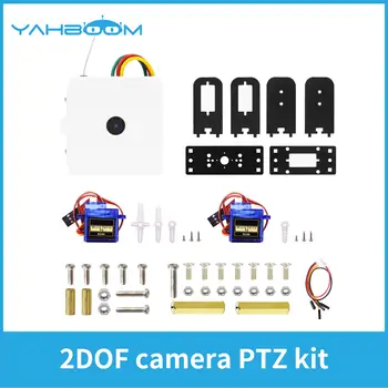 Yahboom Wifi Kamera Modülü FPV Robot Araç Kiti 2DOF Servo PTZ APP Kontrolü ile Birlikte Gelir 2.4 GWİFİ Hotspot Microbit RaspberryPi