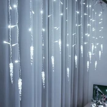 Perde Lambası Peri LED Dize İşıklar Noel Partisi Bahçe Açık Kapalı Dekor Tatil Aydınlatma Navidad Süslemeleri Ev için