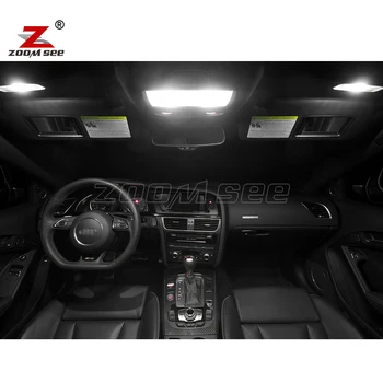 14 adet Canbus iç LED ampul tavan aydınlatması + Arka + makyaj masası aynası + Gövde + Eldiven + Kapı İşık Kiti Audi A5 S5 RS5 B8 (08-15)