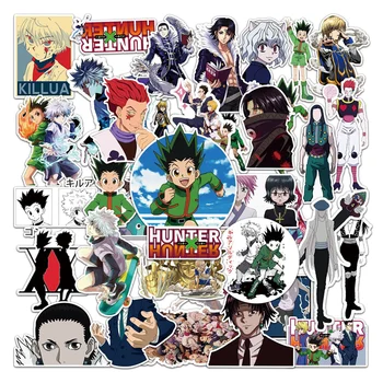 10/30/50 adet Klasik Anime Hunter×hunter Sticker Oyuncak Bagaj Dizüstü İpad Kaykay Dizüstü Araba Gitar Sticker Toptan