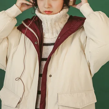 Kadın Ceket kadın Aşağı Pamuk Ceketler kışlık ceketler Ceket Kaliteli Kalın Sıcak Pamuk Ceketler Casual Parka Palto 40/100 Kg