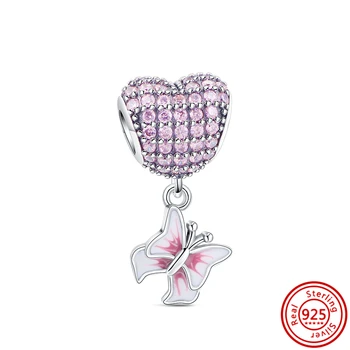 925 Ayar Gümüş Charm Dangle Fit Orijinal Pandora Bilezik Takı Çay Fincanı Aşk Kaykay DIY Yapımı Kadınlar yıldönümü hediyesi