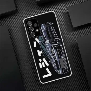 JDM Tokyo Drift Spor Araba Silikon Çağrı Telefon Kılıfı İçin Samsung Galaxy A72 A52 A71 A51 A32 A22 A12 A02S A31 A21S M21 M31S M51