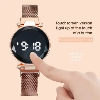 Moda dünya saati Bayan kol saati elektronik saat takı aksesuar dekoratif