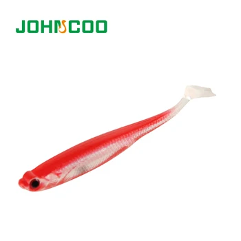 Johncoo Cazibesi 6 adet / grup Silikon Yem 10.5 cm 6.4 g Balıkçılık Solucan Yumuşak Lures ıscas Artificiais para pesca Yumuşak Yemler Balıkçılık Cazibesi