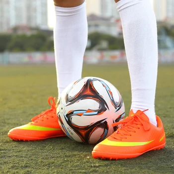 Profesyonel Erkek Çocuk Çim kapalı mekan futbol ayakkabıları Cleats Orijinal Superfly Futsal futbol kramponları Sneakers Erkek Ayak Yeni Spor Ayakkabı Adam