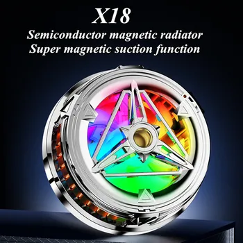 X18 Mini Semiconductor Radiator Magnetic مبردات for PUBG Gaming Accessorie вентилятор для телефона for IPhone/Xiaomi Cooling Fan