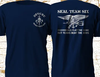 Yeni Navy Seal Team 6 6 Devgru Gümüş Filo Donanma Siyah T 2 Taraf 2019 Unisex Tee Gömlek