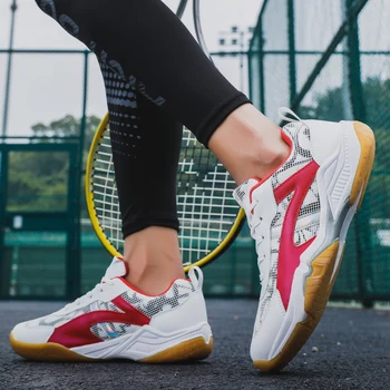 Nefes Voleybol Ayakkabı Erkekler Bayanlar Profesyonel Badminton Sneakers Hafif Tenis Ayakkabıları Lüks Voleybol Sneakers