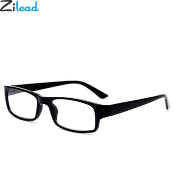 Zilead Klasik Siyah Çerçeve okuma gözlüğü Kadın ve Erkek Bahar Bacak Presbiyopik Gözlük +1.0+1.25+1.5+1.75+2.0 + 4.0 Unisex için
