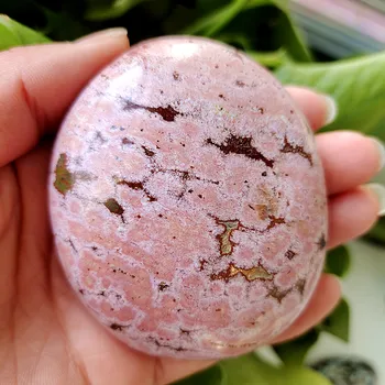 Doğal taş Deniz jasper palm şifa kristalleri Dekoratif koleksiyon taşlar ve kristaller