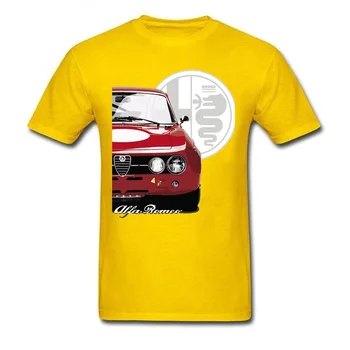 Gençlik Plaj Sörf T Shirt Alfa Romeo Jumbo Boyutu Tişörtü Homme Giyim Benzersiz Araba Tasarım Erkekler Tees T - Shirt Erkek Tişört