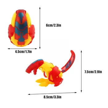 Dinozor Robot Dönüştürme Oyuncaklar Çocuklar İçin Deformasyon dinozor yumurtaları Otomatik Dönüşüm Büküm Erkek Bebek Eğitici B1u6