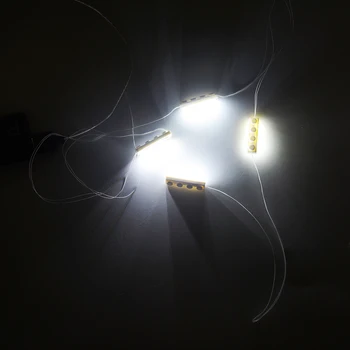 LIGHTAILING Marka Yüksek Kaliteli Beyaz Ve sıcak Beyaz led ışık kiti ışık aksesuarı yapı tuğlaları Oyuncak