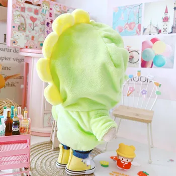 6 Renk Hoodie Kazak Pantolon Bebek Takım Elbise 20cm Bebek Bebek Giysileri Yıldız Idol Peluş Bebek Oyuncak Giysi Giysi Aksesuarları