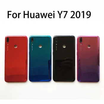 Yeni Pil Kapağı için Huawei Y7 2019 arka kapak Arka Kılıf Konut Kapı