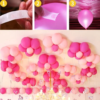 Kemer Balonlar Aksesuarları Balon Zincir Bant Klip Tutkal Nokta Doğum Günü Düğün Zemin Dekor Bebek Duş Balon Kemer Garland