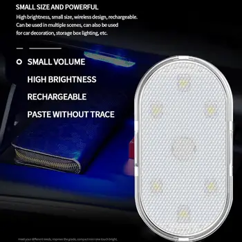 5V Kablosuz Led iç ışık LED Lamba Manyetik Araba Tavan Lambası okuma lambası araba Süslemeleri Çatı Mıknatısı İç Aydınlatma