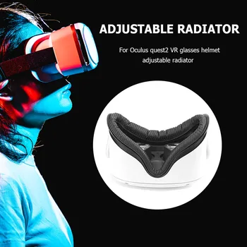 Soğutma Fanı Oculus Quest 2 VR Kulaklık Aktif Havalandırma Hava Sirkülasyonu Radyatör Nefes Yüz Arabirim Pedi Quest2
