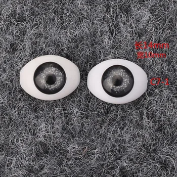 1 çift Bebek Gözler Akrilik Göz Küresi Değişim Makyaj Gözler Dıy Kız Çocuk Oyuncakları Hediye Bebek Aksesuarları Boyutu 14 * 10mm