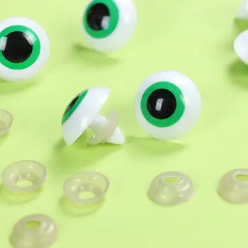 20 adet / 10 çift Yüksek Kaliteli Güvenlik Hayvan Oyuncak DIY Aksesuarları Plastik Gözler Kurbağa Gözler Bebek Yapımı El Sanatları Göz Küresi