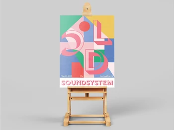 LCD Soundsystem Konser Posteri Pop Müzik Posterler Yıldız Şarkıcı Tuval Boyama Kulübü Rock Müzik Posteri Duvar Sanatı Oturma Odası Ev Dekor