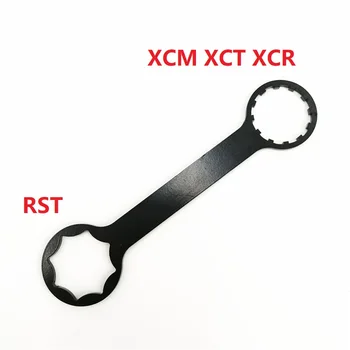 XCR XCM XCT RST Damperi Önyükleme Kaldır Kurulum Anahtarı bisiklet çatalı Sönümleme Ayar Düğmesi Çift kullanımlı Anahtarı Çatal Tamir Aracı