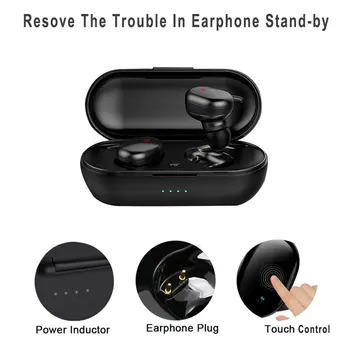 Y30 TWS kablosuz kulaklıklar Bluetooth 5.0 Kulaklık Gürültü İptal Kulaklık HiFi Stereo Ses Müzik Kulak Kulakiçi