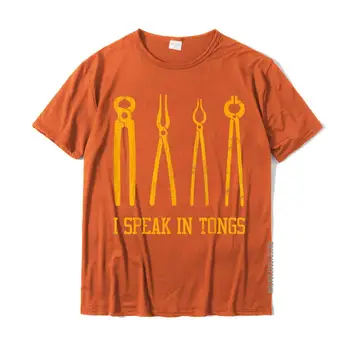 Komik Demirci Gömlek Demircilik Ben Konuşmak Maşa T-Shirt Erkek Büyük Boy Moda Üstleri T Shirt Pamuklu T-shirt Baskılı
