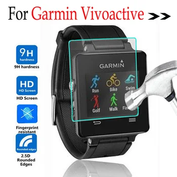 Garmin Vivoactive için Dijital akıllı Ekran Koruyucu Cam Temperli Cam Çizilmeye Dayanıklı Vivoactive film koruma Kapağı