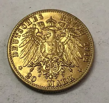 1912 Prusya Krallığı (Alman devletleri) 20 Mark-Wilhelm II