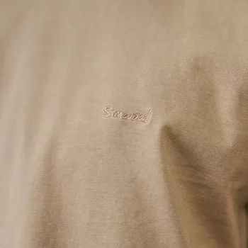 SIMWOOD 2022 Yaz Yeni Vintage T-shirt Erkekler Gevşek Fit Ağır 240g %100 % Pamuklu Kumaş Retro Boy Stil Tees Tops