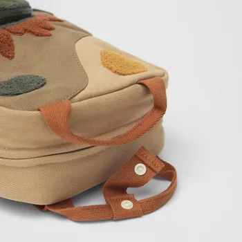 Sevimli Dinozor keten sırt çantası Çocuk Tasarımcı Markaları okul sırt çantaları Kız ve Erkek Dikiş Okul Çantaları Küçük Çantalar 2021