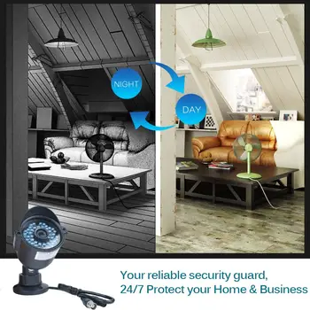JOOAN 8CH DVR CCTV Video Kaydedici 4 ADET 1080 P Ev Güvenlik Su Geçirmez Gece görüşlü güvenlik Kamera sistemi Gözetim Kitleri