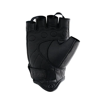 MotoLovee Koyun Derisi Yaz Yarım Parmak erkek motosiklet eldivenleri Motosiklet Siyah Serin koruyucu donanım Dokunmatik Ekran Taktik Eldiven