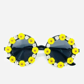 Zaolıhu Moda Elmas Kadın Güneş Gözlüğü Yuvarlak Kristal Shades Siyah Kedi Göz Kadın Gözlük El Yapımı Kare Erkek Sunglass Gafas