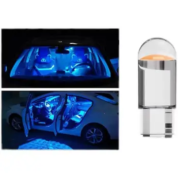 10 Adet Yeni LED AMPUL W5W Led T10 araba ışık COB LED FAR oto otomobiller plaka lambası Dome okuma DRL ampul tarzı 12V