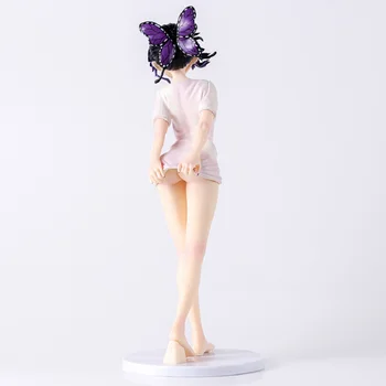 İblis avcısı Kimetsu Hiçbir Yaiba Şekil Kamado Nezuko Kanroji Mitsuri Üniforma Anime PVC Aksiyon Figürü Oyuncak Koleksiyon Model Bebek