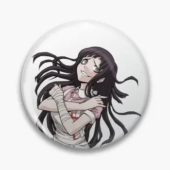 Mikan Tsumiki Kapanış Argüman Sprite 【Customizable】 Soft Düğme Pin Metal Sevimli Yaka Pin kadın kıyafetleri Sevgilisi Rozeti Yaka Şapka