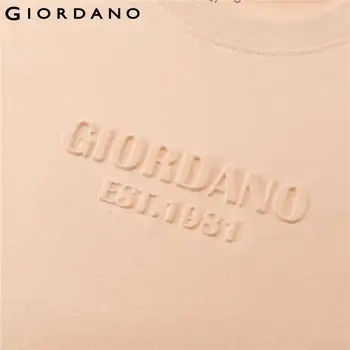 Giordano Kadın Tişörtleri Yüksek teknoloji Buz Oksijen Bar Kısa Kollu Tee Gömlek Yaz Temel Tişörtleri 05322399
