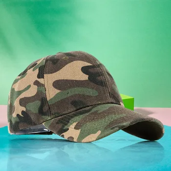 Yeni Moda Ayarlanabilir Unisex Ordu Kamuflaj Camo Kap beyzbol şapkası Erkek Kadın Rahat Çöl Şapka güneş şapkası