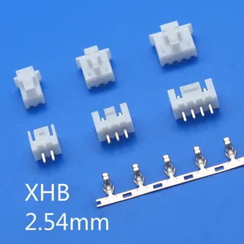 20 Takım XHB 2.54 MM Konnektör Toka Deliği ile Tip 2/3/4/5/6/7/8 Pin Düz Pin + Konut + Sıkma terminali Kitleri